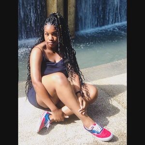 Navy Spaghetti T Shirt Dress